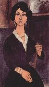 Amedeo Modigliani Portrat der Paulette Jourdain Spain oil painting artist